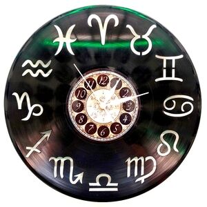 ASTROLOGY vinyl record clock birthday gifts